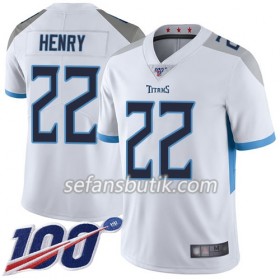 Tennessee Titans Tröjor Derrick Henry 22 Nike Vit 100th - Herr